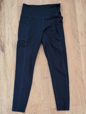 Navy Girlfriend Collective Pocket Leggings